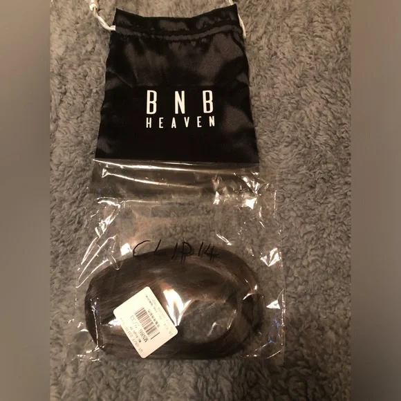 NWT BNB Heaven Clip-In Wispy Bangs- Medium Brown - Picture 2 of 6